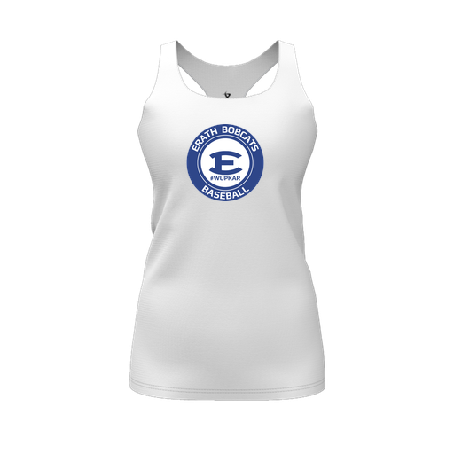 [FT0TRBWH-FYS-LOGO1] Decker Racerback Tank Top (Female Youth S, White, Logo 1)