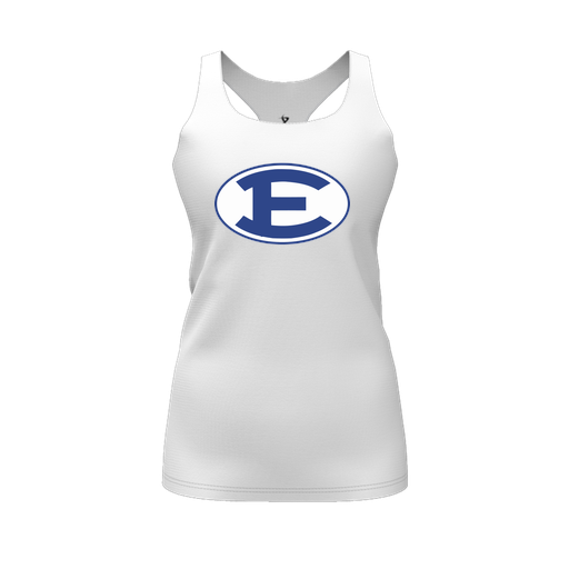 [FT0TRBWH-FYS-LOGO2] Decker Racerback Tank Top (Female Youth S, White, Logo 2)