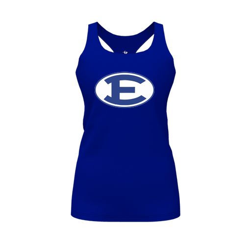 [FT0TRBRY-FYS-LOGO2] Decker Racerback Tank Top (Female Youth S, Royal, Logo 2)