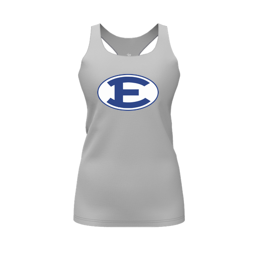 [FT0TRBGY-FYS-LOGO2] Decker Racerback Tank Top (Female Youth S, Gray, Logo 2)