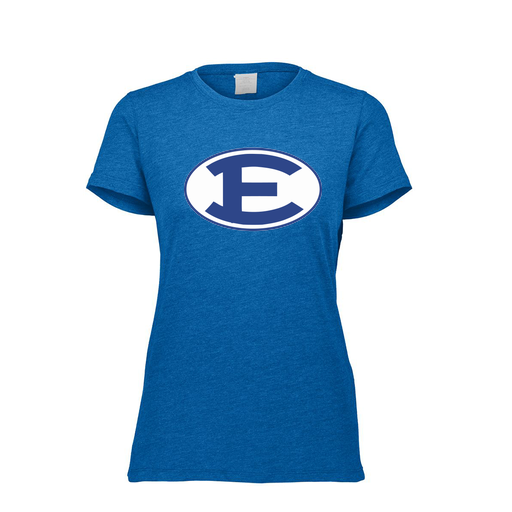 [FTSCUBRY-FAXS-LOGO2] Decker Women's Tri-Blend T-Shirt - Short Sleeve (Female Adult XS, Royal, Logo 2)