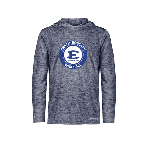 [FOLHCGNV-AS-LOGO1] Decker Men's Charge Hoodie (Adult S, Navy, Logo 1)