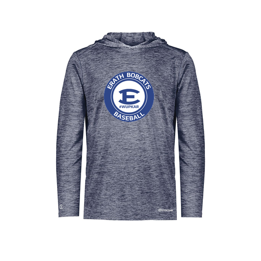 [FOLHCGNV-YS-LOGO1] Decker Youth Charge Hoodie (Youth S, Navy, Logo 1)