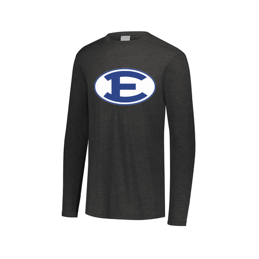 [FTLCUBBK-AXS-LOGO2] Decker Men's Tri-Blend T-Shirt - Long Sleeve (Adult XS, Black, Logo 2)