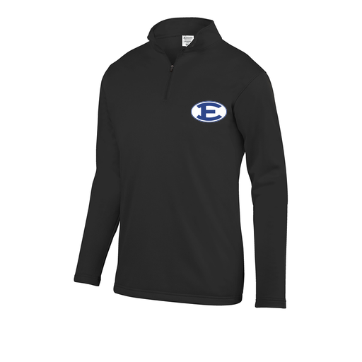 [FOLQFFBK-AS-LOGO2] Decker Men's FlexFleece 1/4 Zip (Adult S, Black, Logo 2)