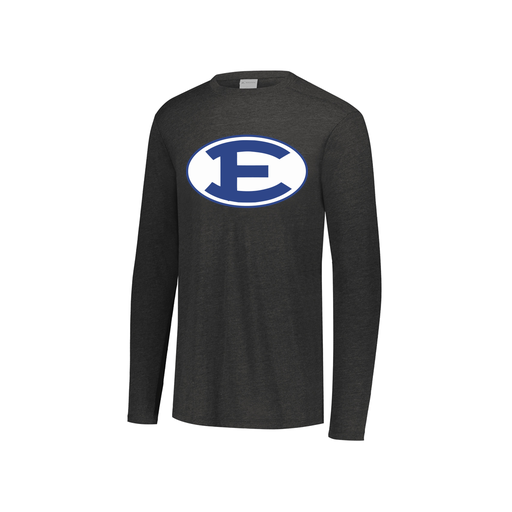 [3076.K94.S-LOGO2] Youth LS Ultra-blend T-Shirt (Youth S, Black, Logo 2)