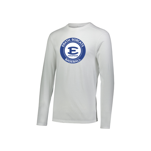 [3076.005.S-LOGO1] Youth LS Ultra-blend T-Shirt (Youth S, White, Logo 1)
