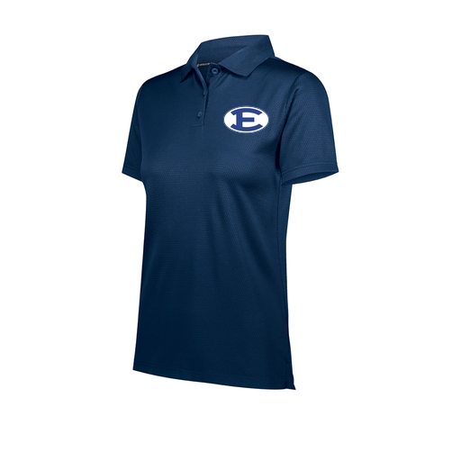 [222768.065.XS-LOGO2] Ladies Prism Polo (Female Adult XS, Navy, Logo 2)
